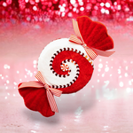 December Diamonds 9in Peppermint Swirl Candy