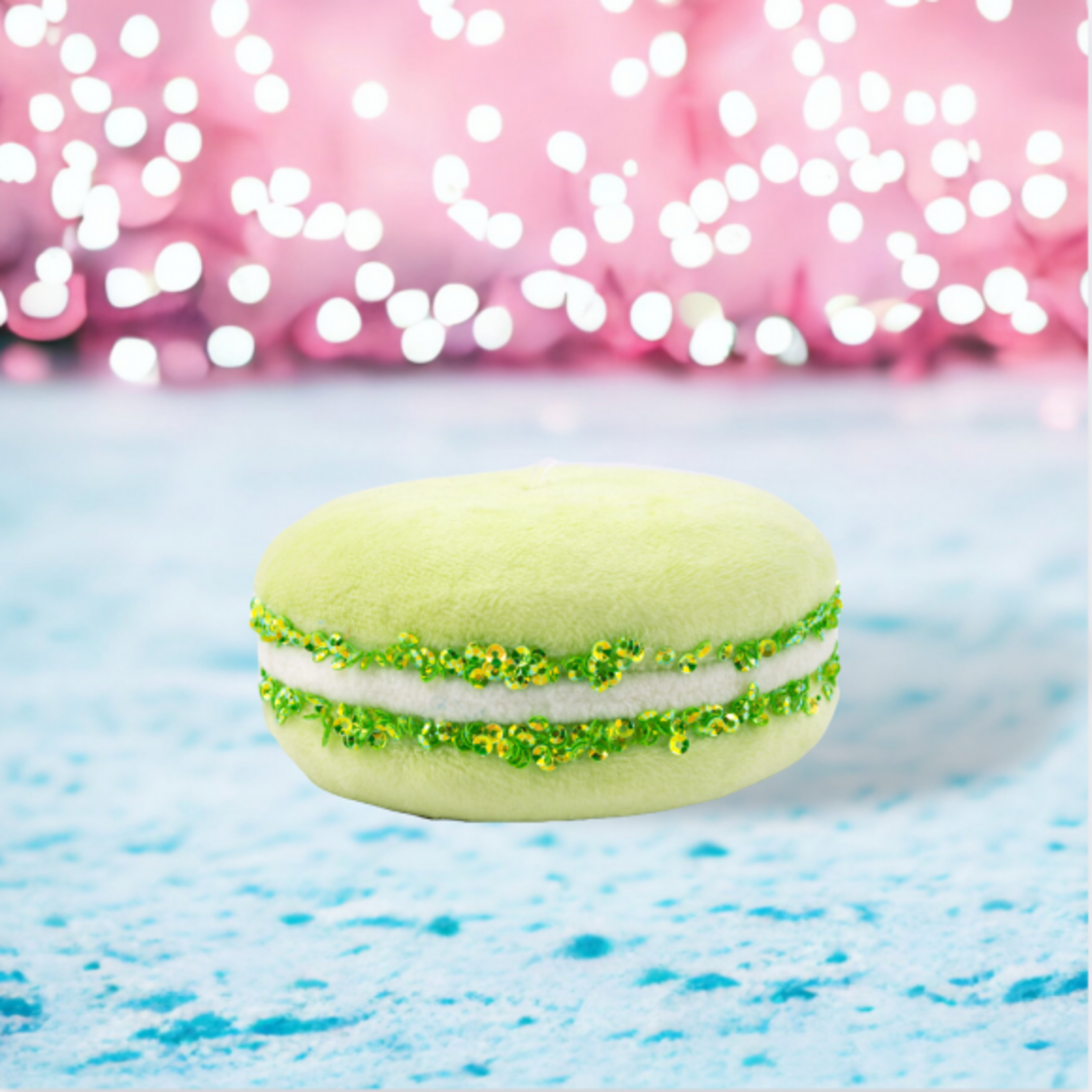 December Diamonds 4in Sm Green Macaron Orn