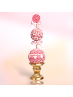 December Diamonds Pink / Gold Candy Topiary