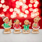 December Diamonds Each of Assorted Gingerbread Cookie Family