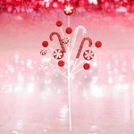December Diamonds 21in Candy Cane Pick