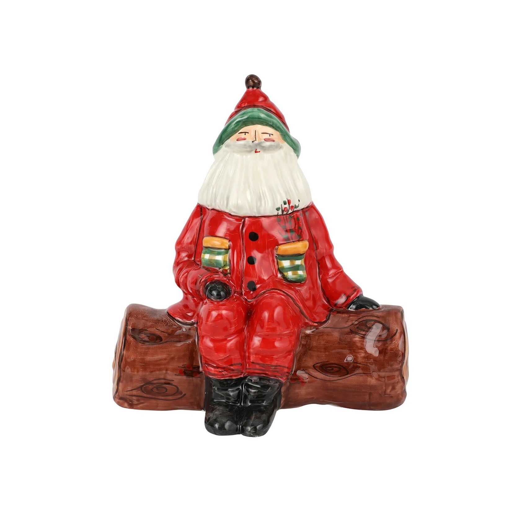 VIETRI Old St. Nick Figural Babbo Natale
