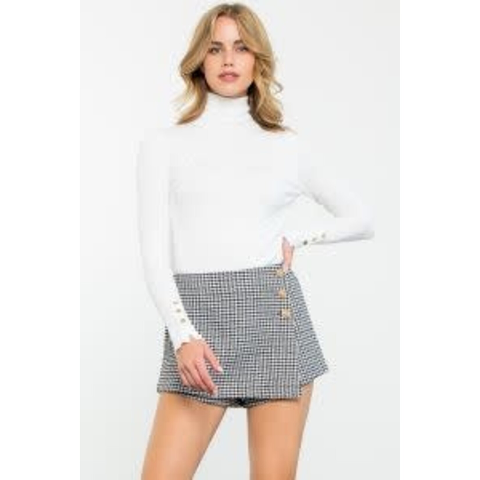 THML Houndstooth Shorts