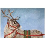 Hester & Cook Dashing Reindeer Placemat - Pad of 24 Sheets