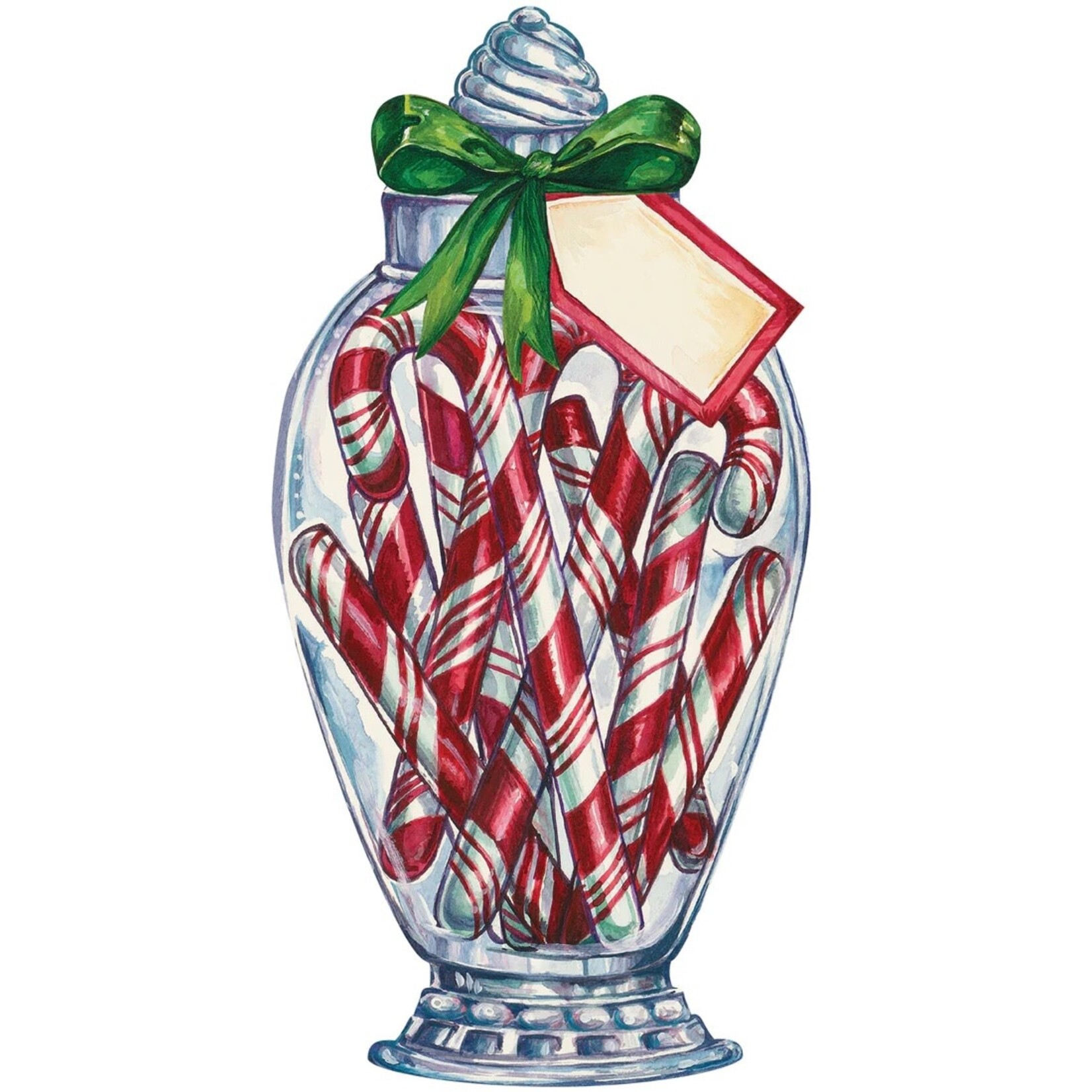 Hester & Cook Candy Cane Jar Table Accent - Pack of 12