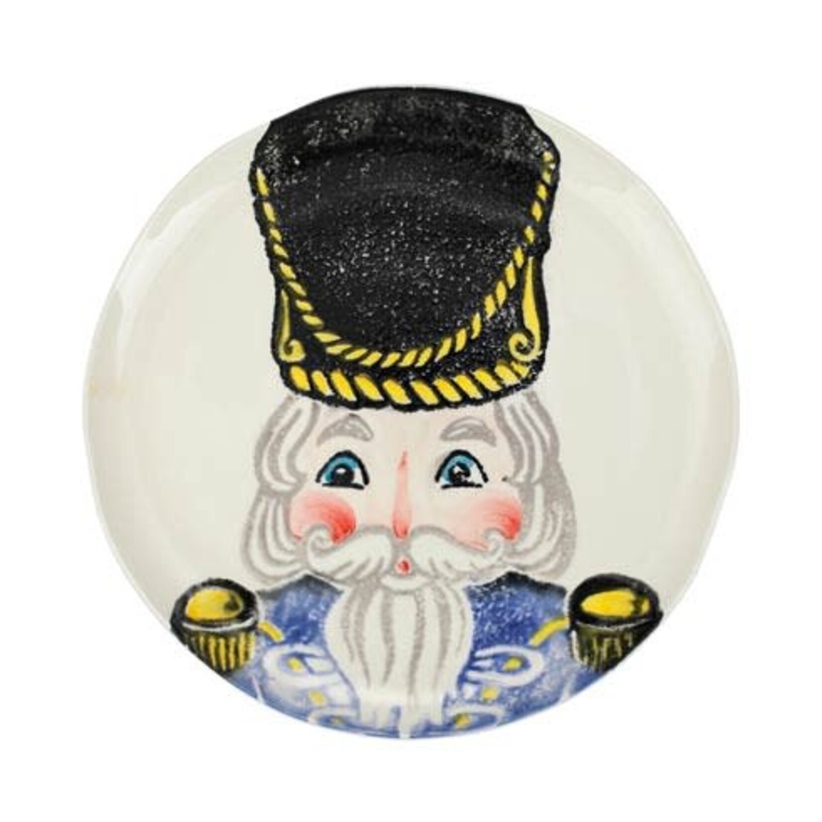 VIETRI Nutcrackers Blue Dinner Plate