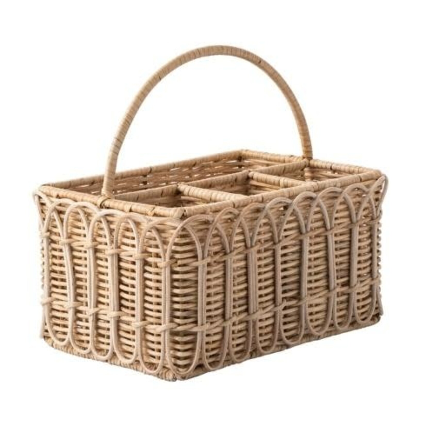 Juliska Provence Rattan WW Silverware Caddy