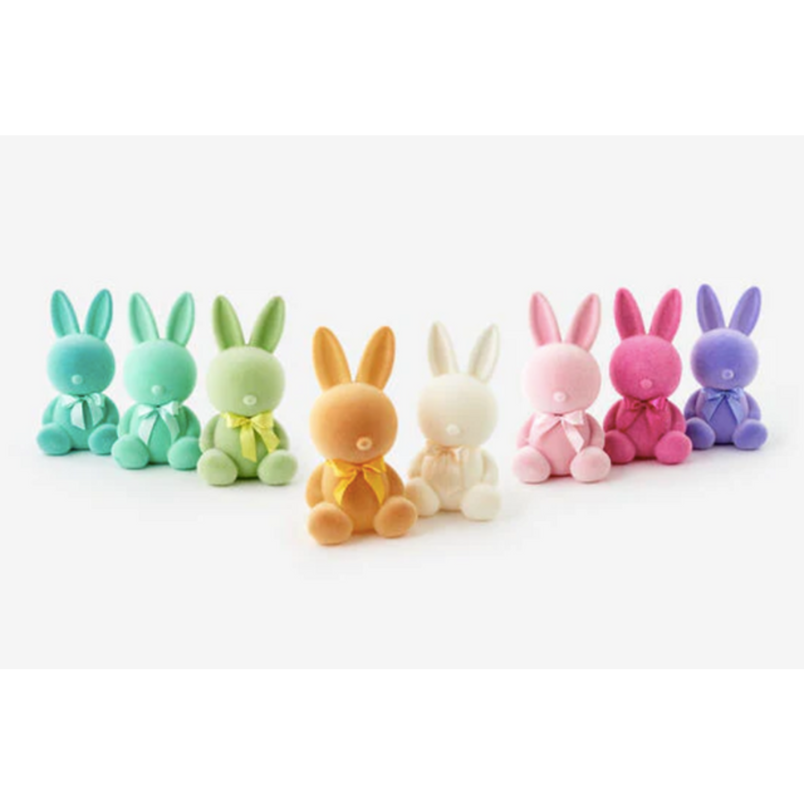 ONE HUNDRED 80 DEGREES Flocked Sitting Bunny, Lg, PVC, 20" Each
