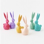 ONE HUNDRED 80 DEGREES Metal Bunny (Assorted) Sm 8" Each