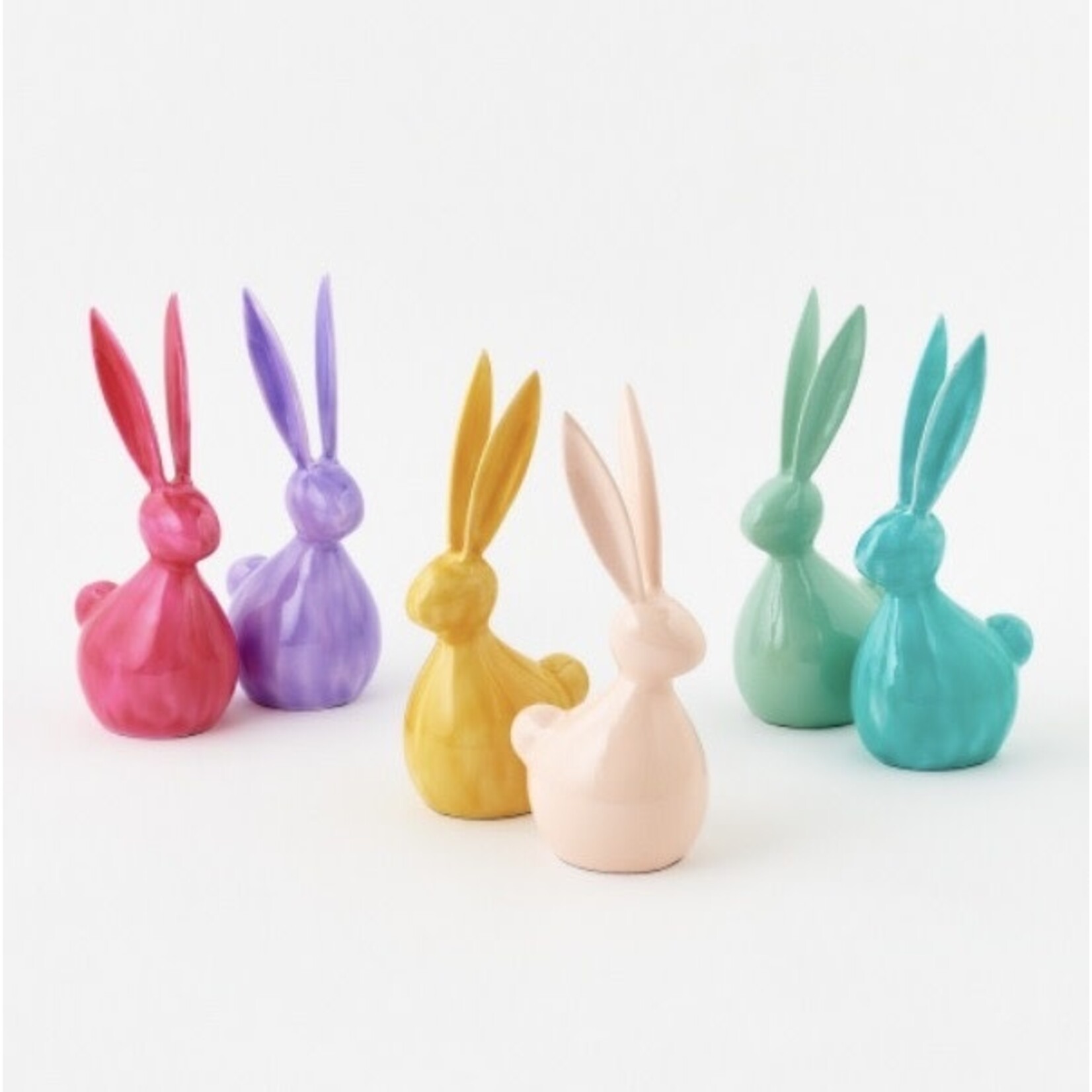 ONE HUNDRED 80 DEGREES Metal Bunny (Assorted) Sm 8