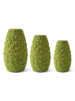 18 Inch Small Mossy Rock Vase