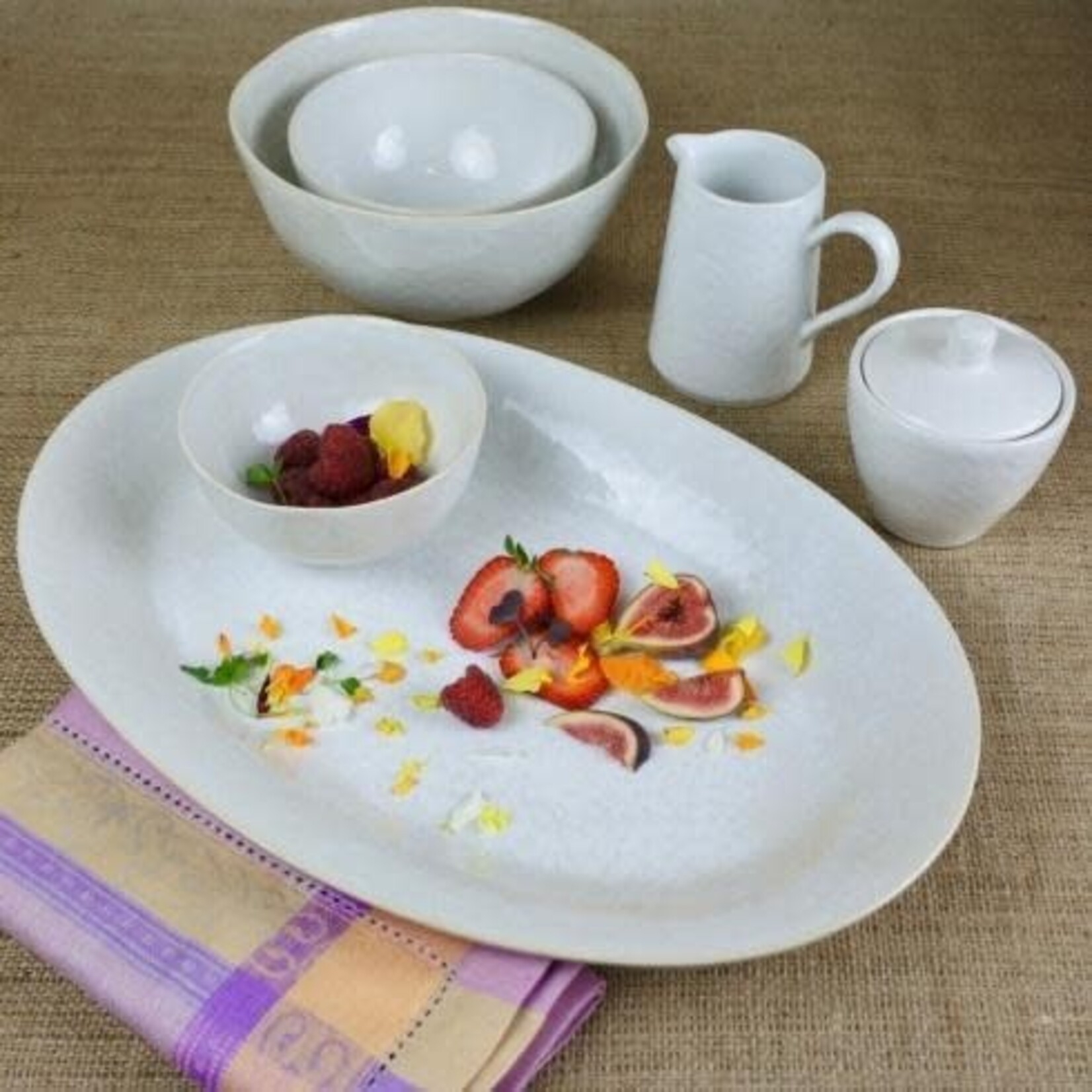 Carmel Ceramica Cozina White Dip Bowl