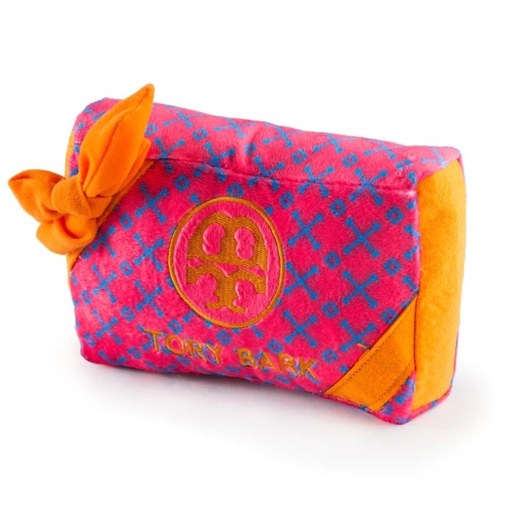 Haute Diggity Dog Tory Bark Gift Box Squeaker Dog Toy
