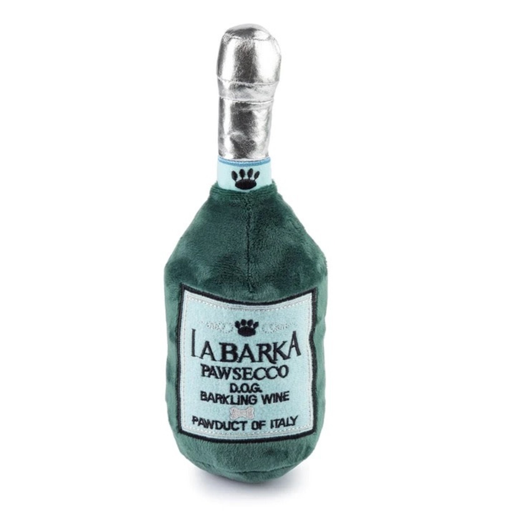 Haute Diggity Dog LaBarka Pawsecco Squeaker Dog Toy