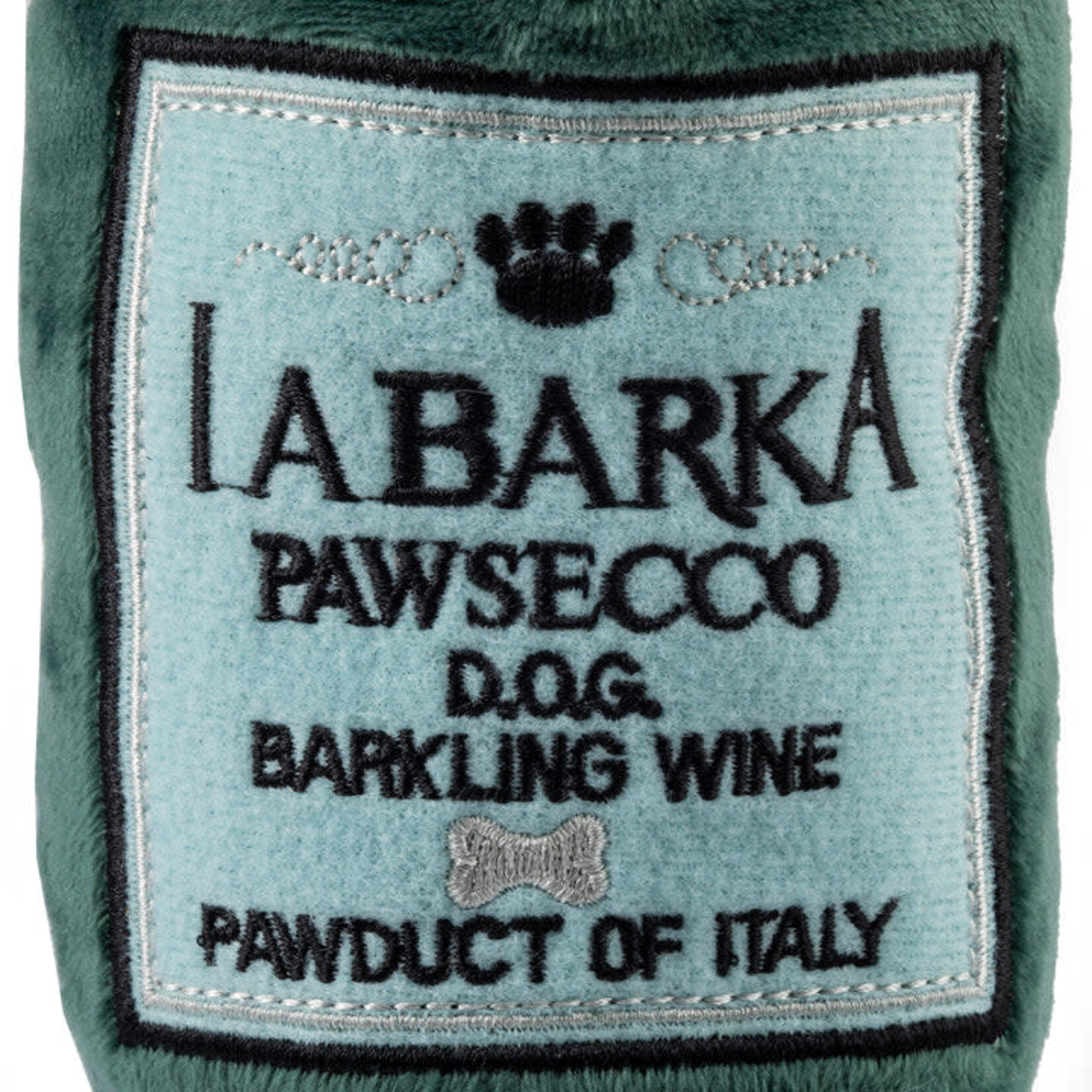 Haute Diggity Dog LaBarka Pawsecco Squeaker Dog Toy