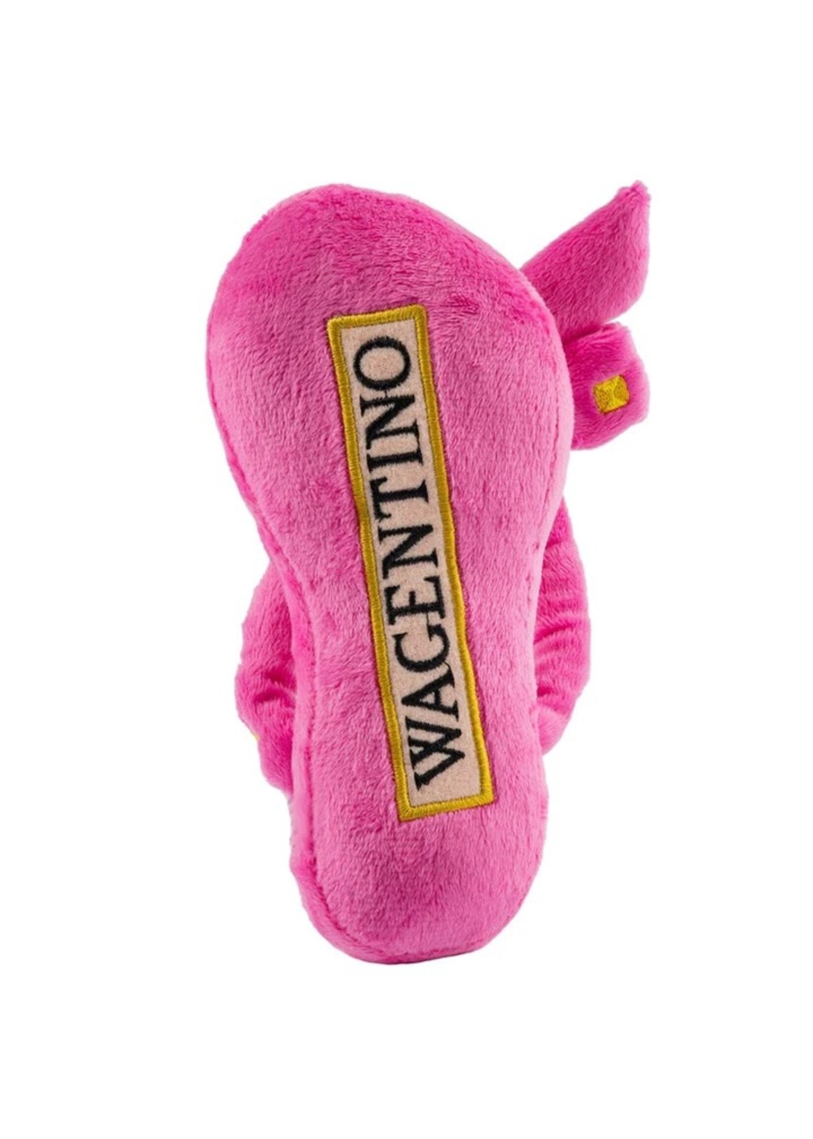 Haute Diggity Dog Wagentino Sandal Squeaker Dog Toy