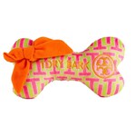 Haute Diggity Dog Tory Bark Bone Squeaker Dog Toy Squeaker Dog Toy | Large