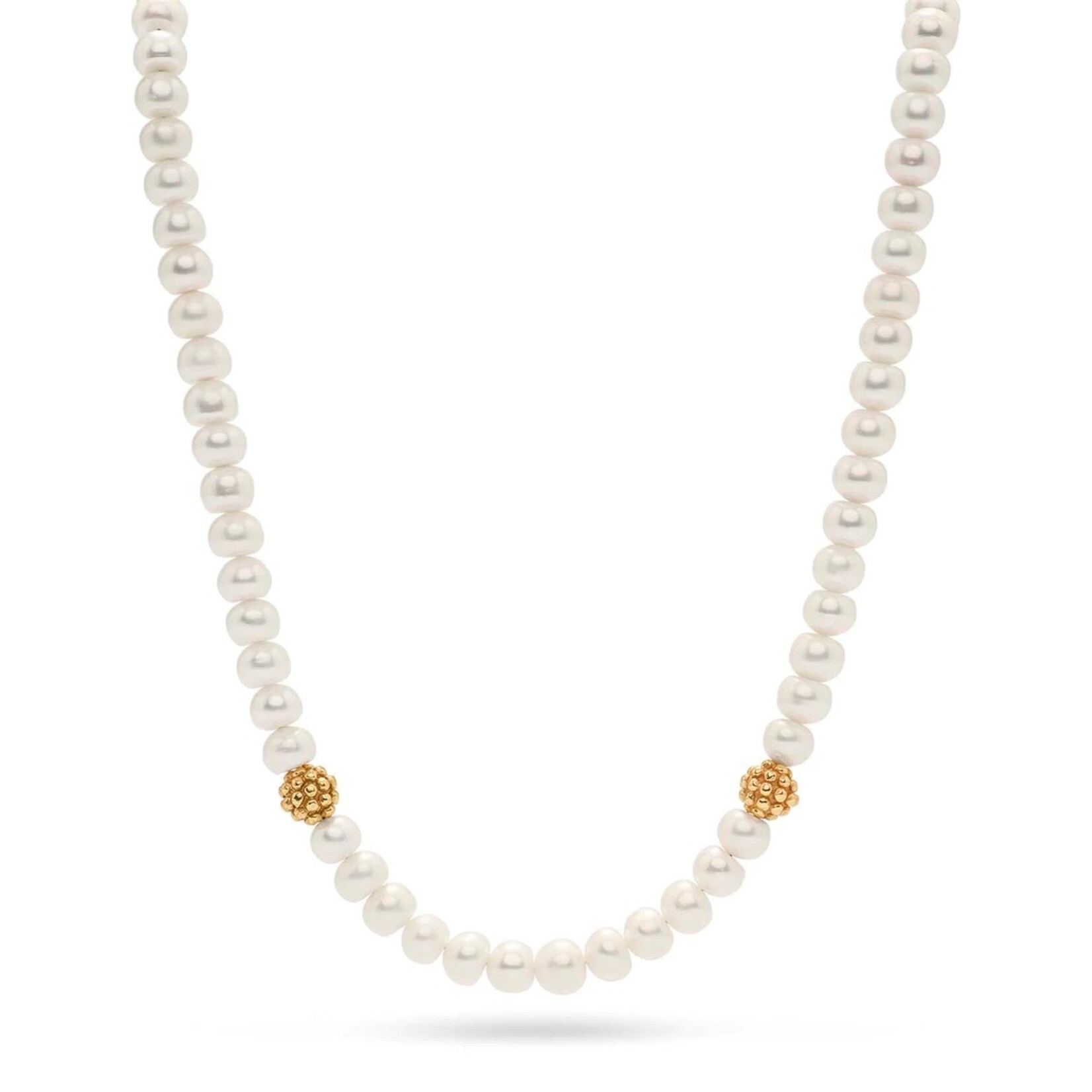 CAPUCINE DE WULF Berry Single Strand Necklace, 16+2'' - Pearl