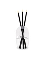 Hotel Collection Infinity Candle Set - Oval w/ Black Sticks