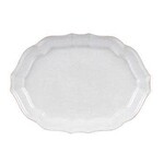 CASAFINA LIVING Impressions Oval Platter 18", White