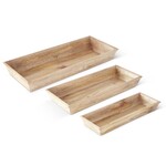 Rectangular Nesting Wood Tray - Medium