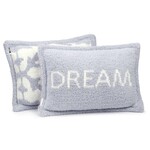Kashwere Pillow Sham - Dream - Ice Blue/Creme - 13x9