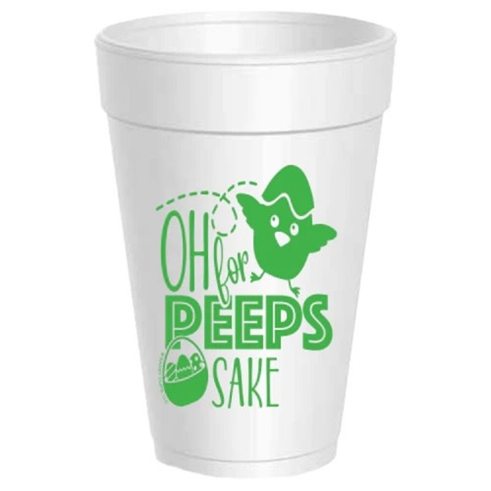 Oh For Peeps Sake Jewel Green Sleeve of 10 Cups