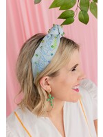 Brianna Cannon ADULT SIZE EMBROIDERED HE IS RISEN HEADBAND WITH CRYSTALS