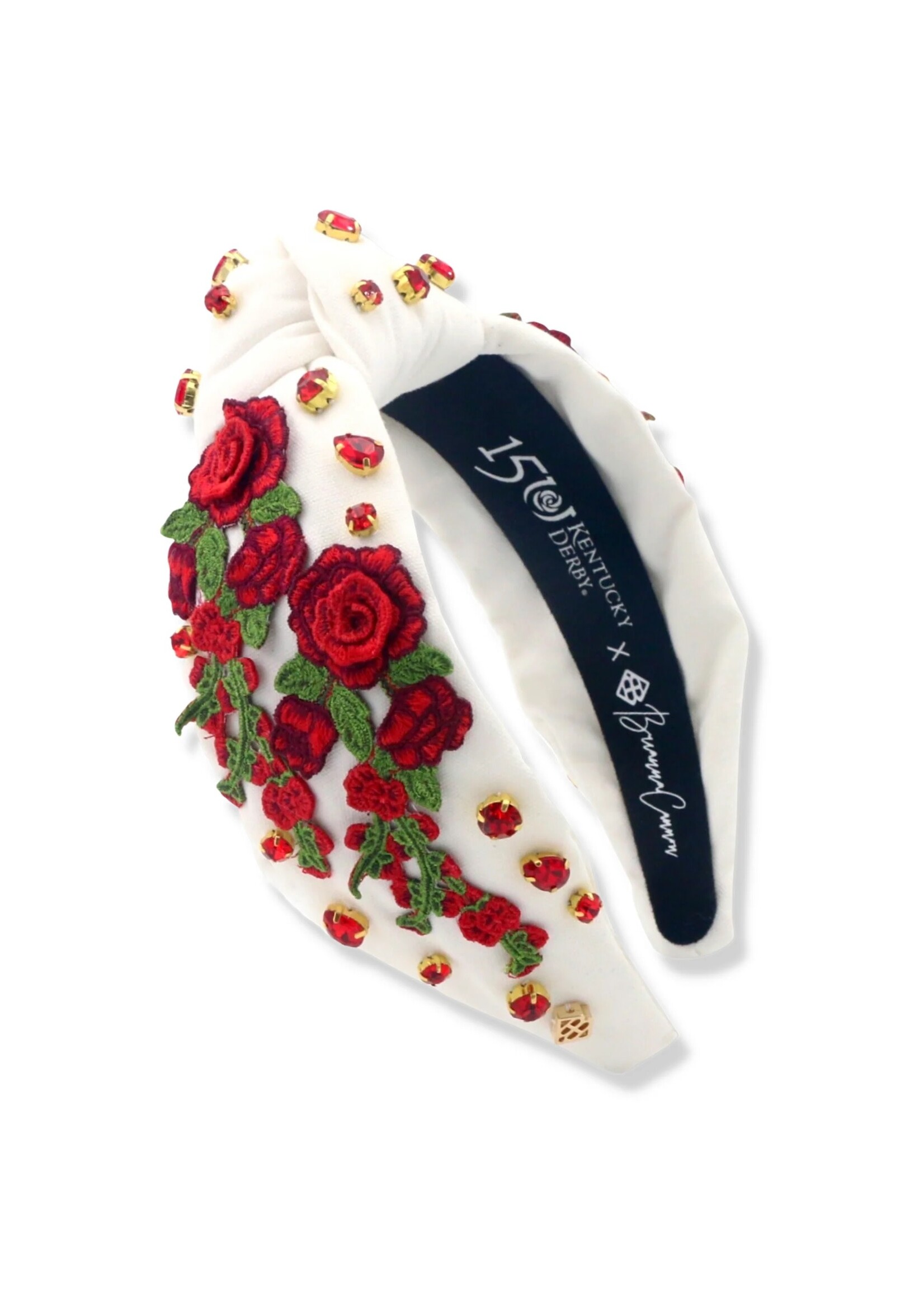 Brianna Cannon LIMITED EDITION 150TH ANNIVERSARY KENTUCKY DERBY ROSES HEADBAND