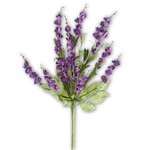 24 Inch Dark Purple Lavender Spray w/Eva Foliage