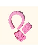 Musee Hot Pink Headband + Wristband Set