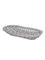 Skyros Hand Woven Oval Basket - Griege