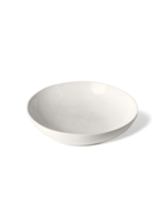 Carmel Ceramica Cozina White Low Bowl