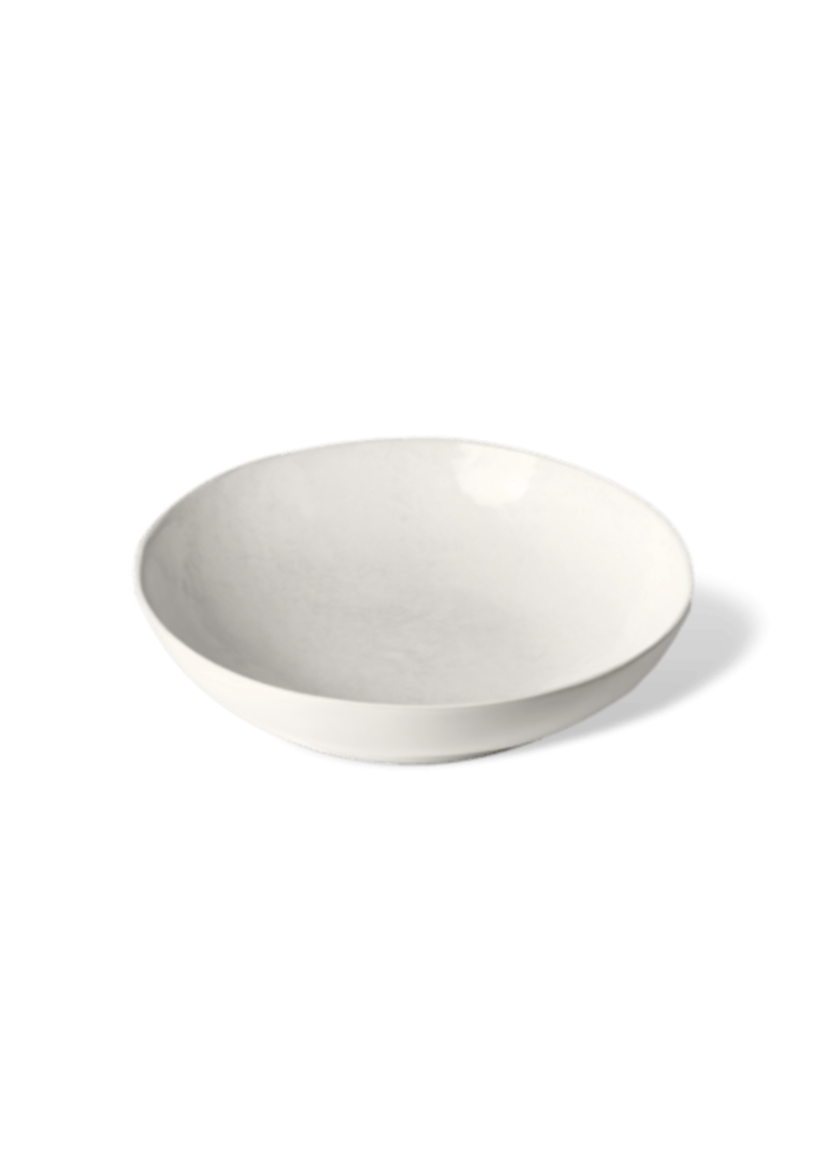 Carmel Ceramica Cozina White Low Bowl