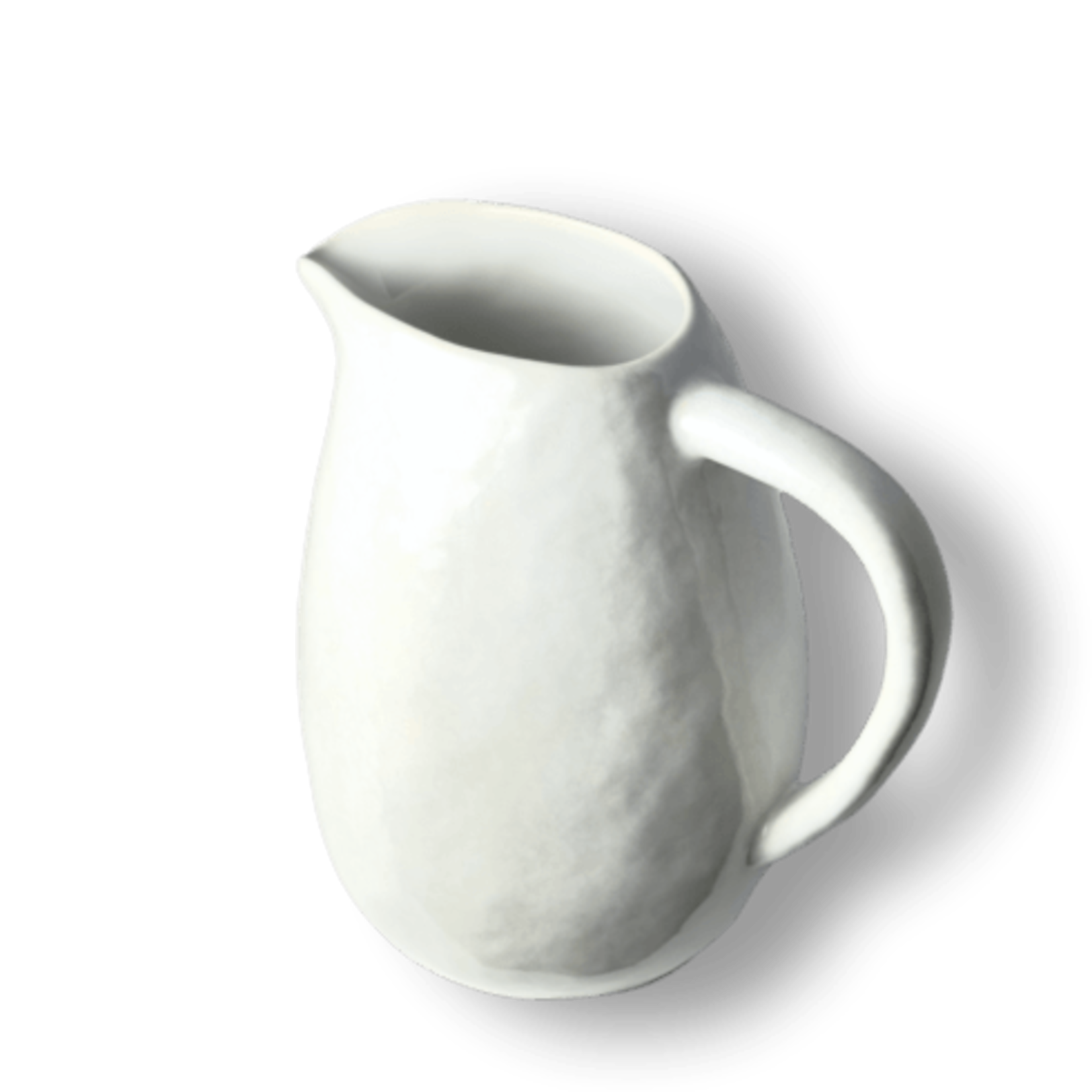 Carmel Ceramica Cozina White Pitcher