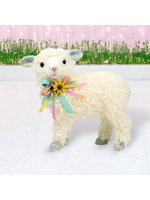 December Diamonds Baby Lamb w/Pastel Bow