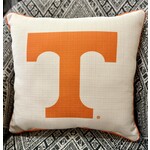 Tennessee Primary Mark Pillow + Piping Orange