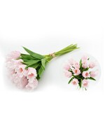 13 Inch Pink Real Touch Parrot Tulip Bundle (12 Stems)