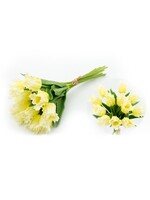 13 Inch Yellow Real Touch Parrot Tulip Bundle (12 Stems)