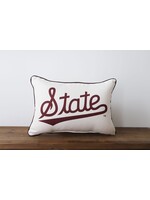 STATE SCRIPT PILLOW + PIPING