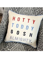 POSTER HOTTY TODDY GOSH ALMIGHTY PILLOW + PIPING