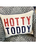 HOTTY TODDY DISTRESSED PILLOW + PIPING