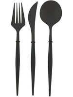Sophistiplate/Simply Baked Bella Cutlery Black/Black Handle/24pkg