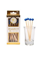 Sophistiplate/Simply Baked Party Pick Small Cobalt Blue/40pkg