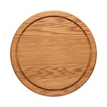 CASAFINA LIVING Oak Round Cutting/Lid w/ Groove 14" - Scotia