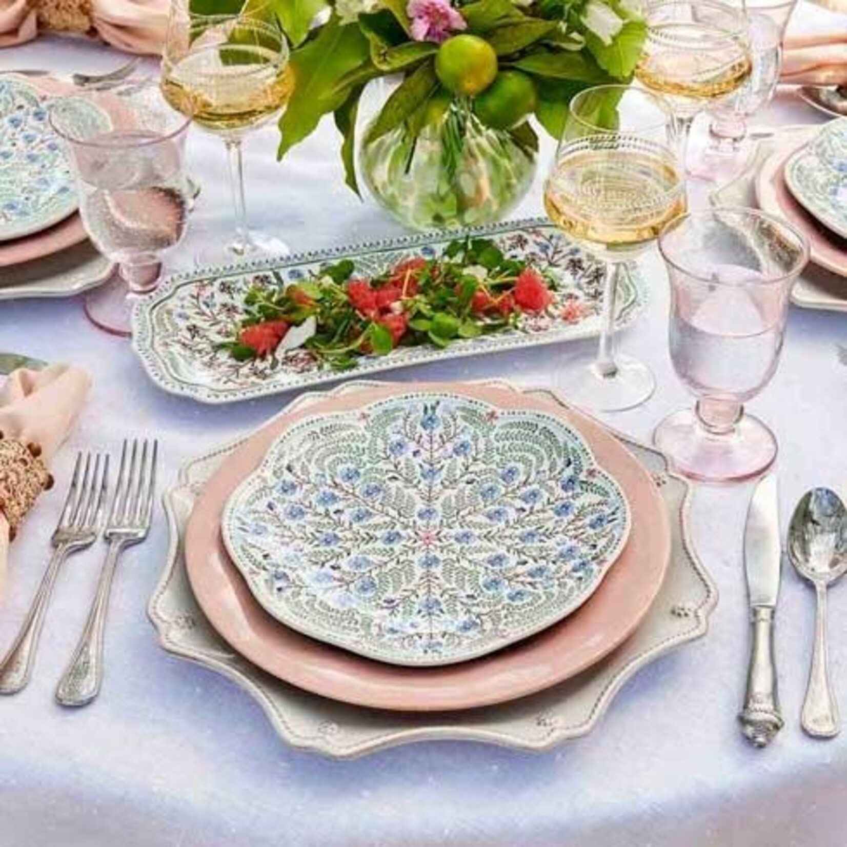 Juliska Villa Seville Scalloped Dessert/Salad Plate - Chambray