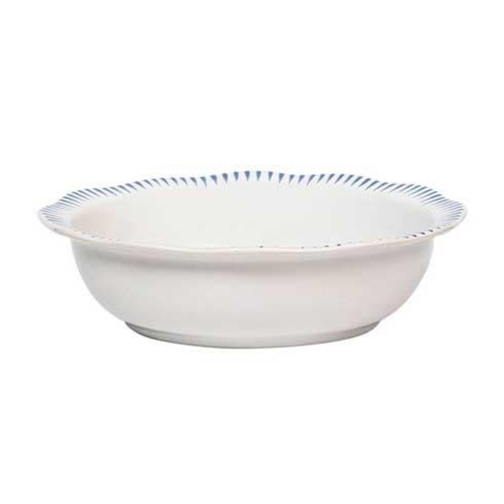 Juliska Sitio Stripe 12" Serving Bowl - Delft Blue
