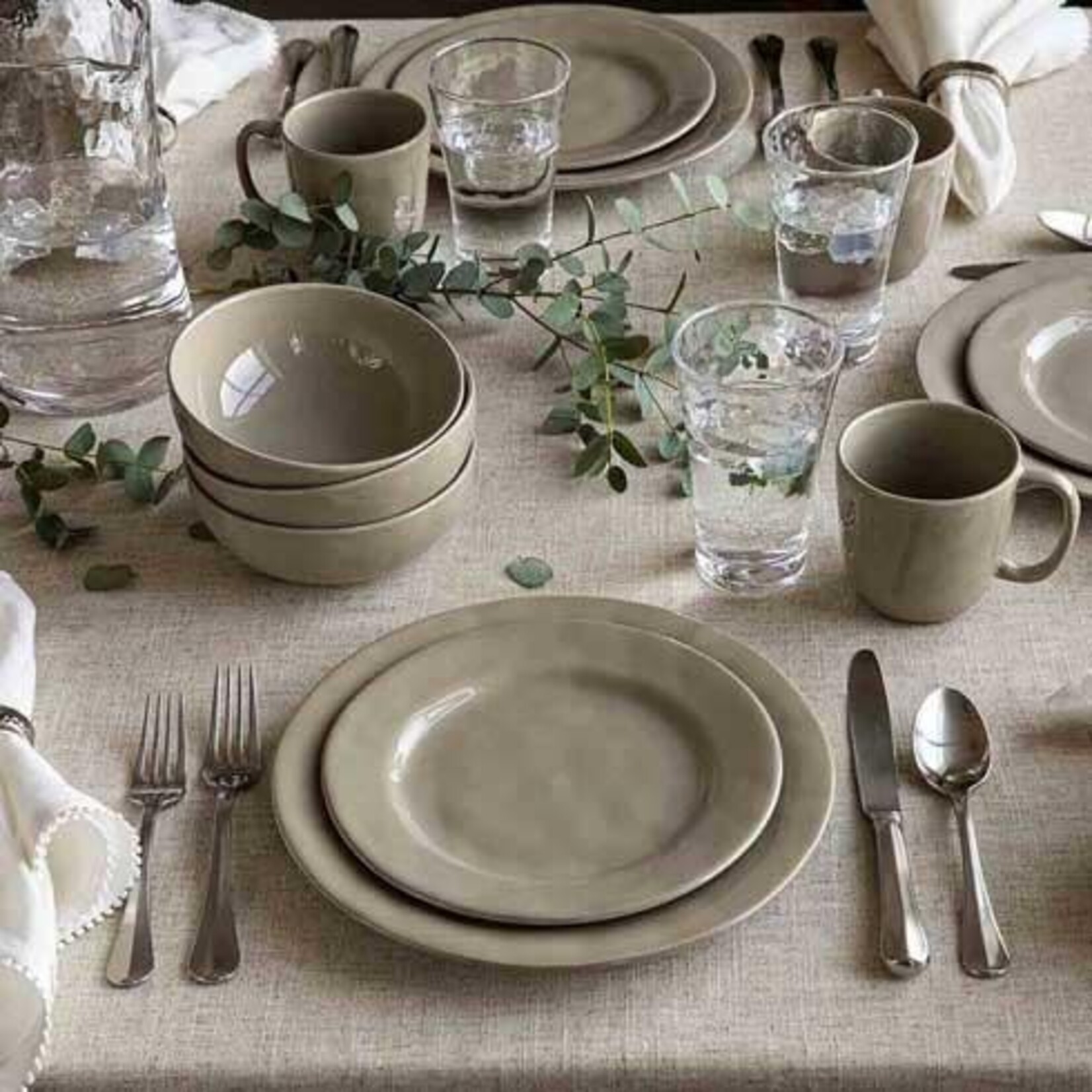 Juliska Puro Dessert/Salad Plate - Taupe