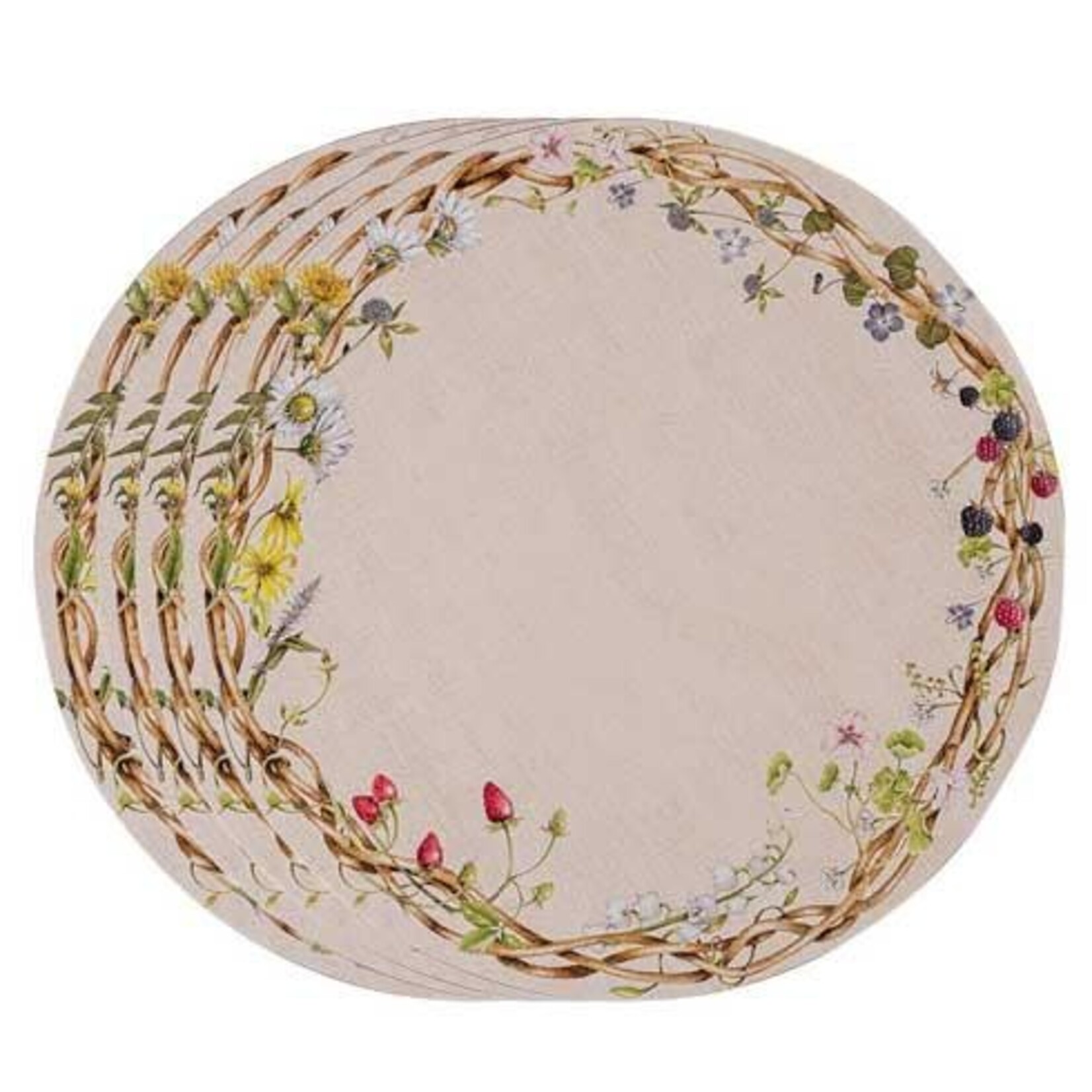 Juliska Meadow Walk Placemat Set/4 - Multi