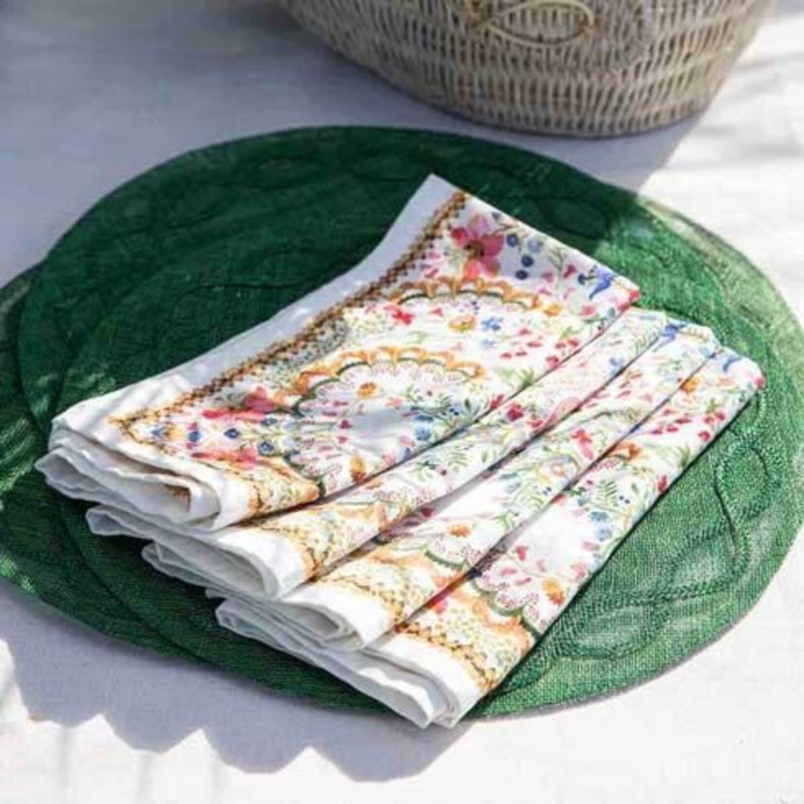 Juliska Tuileries Garden Placemat - Basil